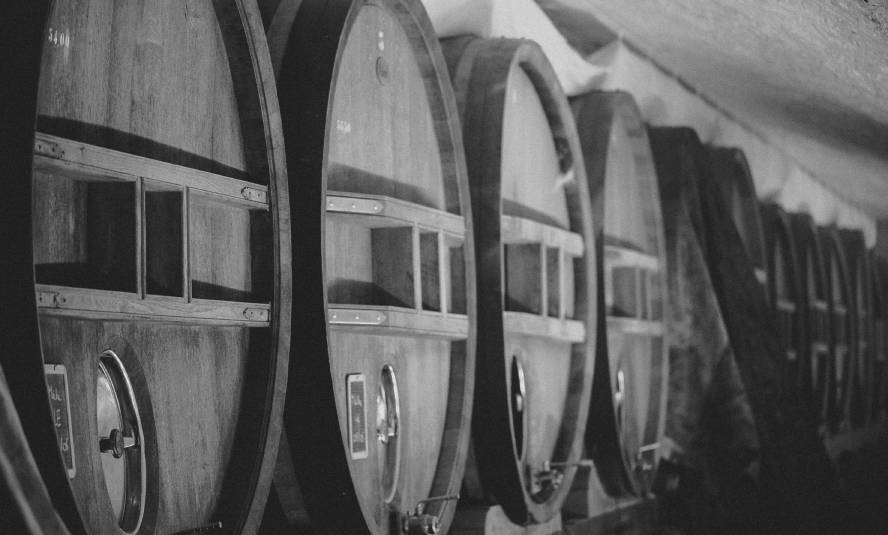 Barricas de vinos para guardar vinos